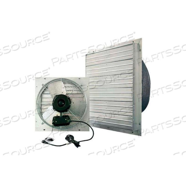 OEM#: VPES12ES SHUTTER FAN 12, INDOOR/OUTDOOR, 115V,1PH, 3 SPEED, ALUMINUM SHUTTERS, 9 CORD by J & D Manufacturing