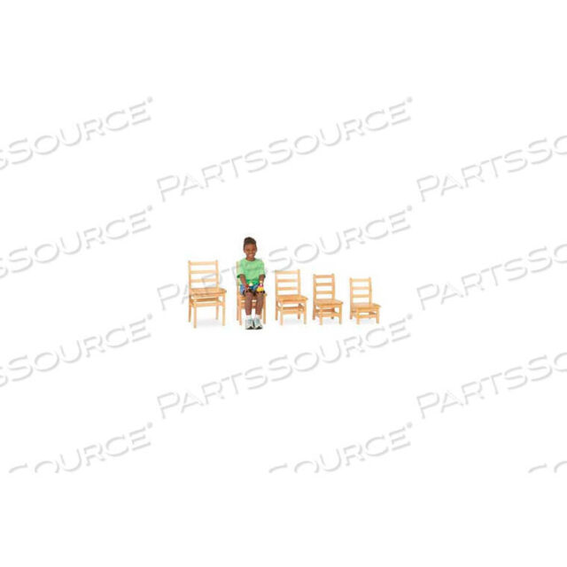 OEM#: 5918JCKYDZ LADDERBACK CHAIR - 18 HEIGHT by Jonti-Craft Inc