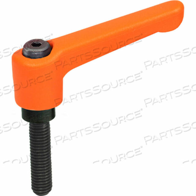 OEM#: 5T32A02OZINC DIE CAST ADJUSTABLE LEVER W/ STEEL COMPONENTS - 5/16-18 X 1.26 STUD by J.W. Winco