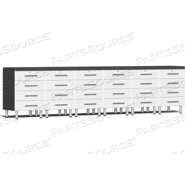 OEM#: UG23081WULTI-MATE GARAGE 2 SERIES 8-PIECE CABINET SET 141 X 21 X 36.5 WHITE by Sublime Kitchen And Garage Cabinets Inc