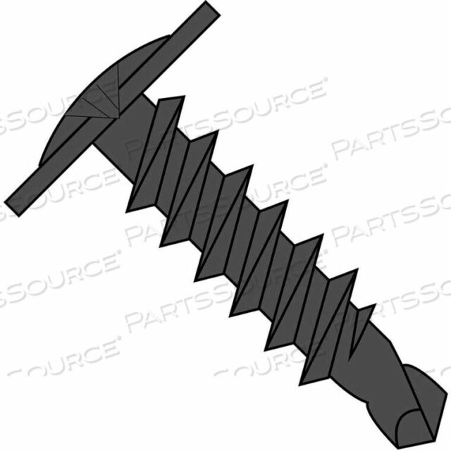 OEM#: 0812KPMB#8 X 3/4 PHILLIPS MODIFIED TRUSS HEAD FULL THREAD SELF DRILLING SCREW BLACK PHOS - PKG OF 5000 by Kanebridge Corporation
