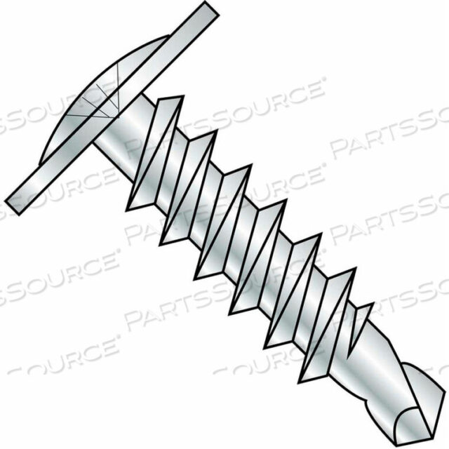 OEM#: 0824KPM#8 X 1-1/2 PHILLIPS MODIFIED TRUSS HEAD SELF DRILLING SCEW FULL THREAD ZINC BAKE - PKG OF 2000 by Kanebridge Corporation