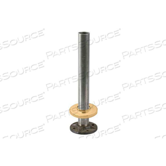 OEM#: 00-B/2STEEL FLANGE AND STEEL INSERT, FOR 2 TUBING, W/POLISHED BRASS CANOPY by Lavi