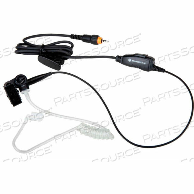 OEM#: HKLN4487ACLP SERIES SURVEILLANCE EARPIECE WITH INLINE PUSH TO TALK by Motorola