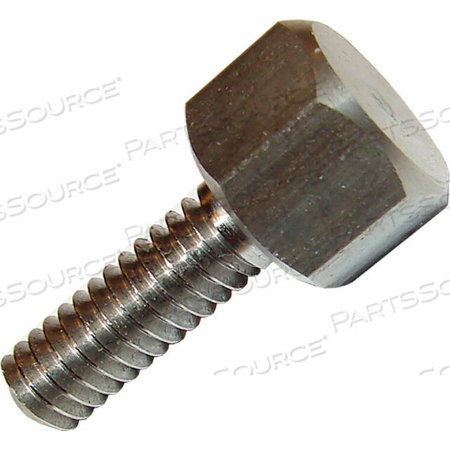 OEM#: HTS-25SSHEX HEAD THUMB SCREW - 1/4-20 - 5/8 THREAD - 1/2 HEX HEAD - 3/8 HEAD H - STAINLESS - PKG OF 5 by Morton Machine Works
