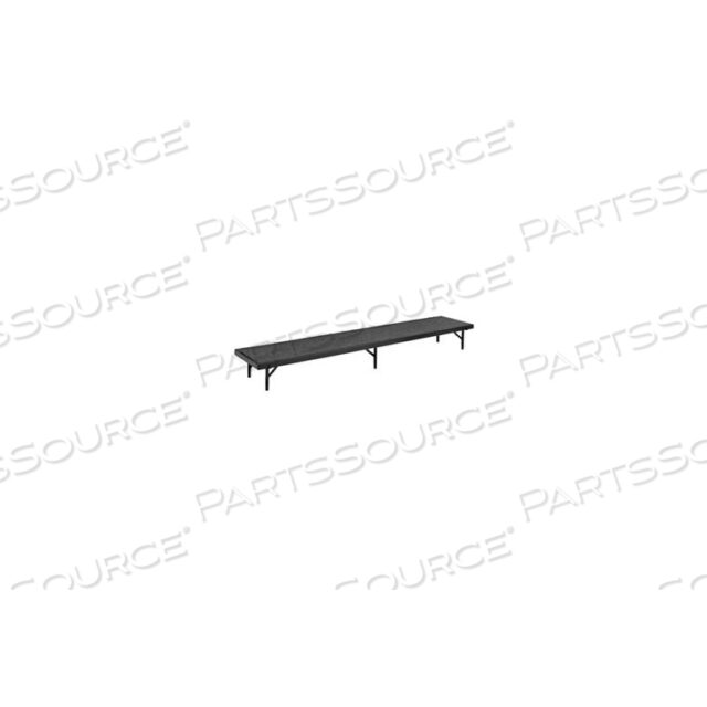 OEM#: RS24C-02RISER STRAIGHT WITH CARPET - 96L X 18W X 24H - GREY by National Public Seating