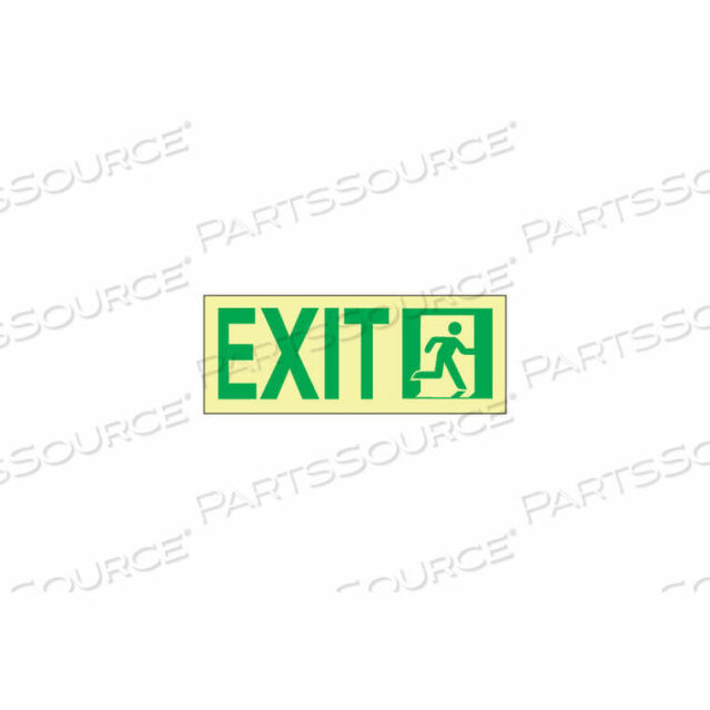 OEM#: 50F-2SN-RGLOW NYC - SIGN EXIT RIGHT by National Marker Company