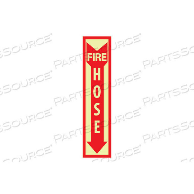 OEM#: GL177RGLOW SIGN RIGID PLASTIC - FIRE HOSE by National Marker Company