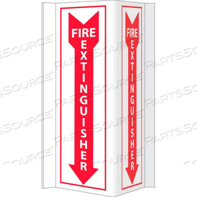 OEM#: VS42WFIRE VISI SIGN - FIRE EXTINGUISHER by National Marker Company