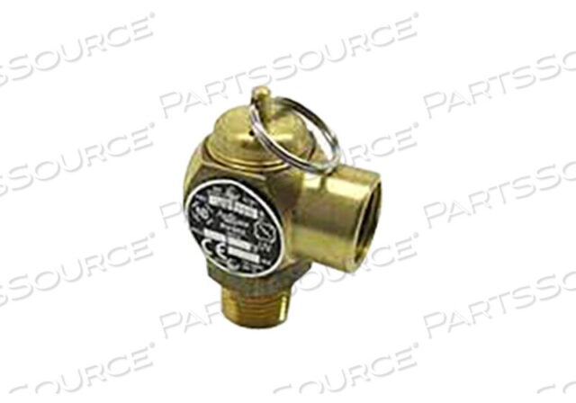 Replaces Pelton & Crane 004146SAFETY VALVE, 1/2 IN MPT, 1/2 IN FPT, BRASS, 35 PSI