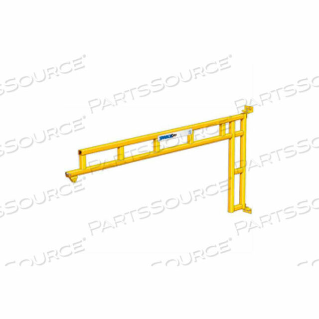 OEM#: 501-1000-101000 LB., 10 SPAN, 501 SERIES, STEEL, WALL MOUNTED JIB CRANE, CANTILEVER DESIGN WITH TROLLEY by Spanco