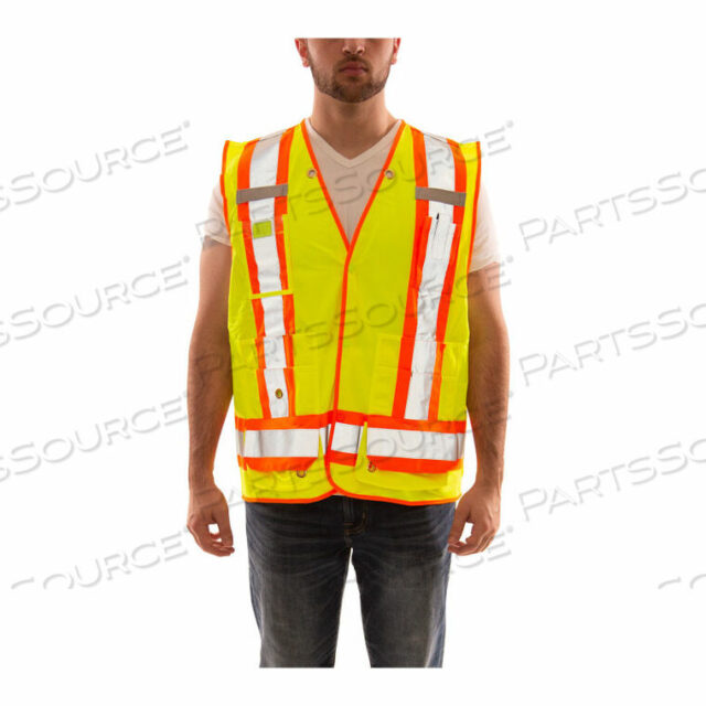 OEM#: V71852C.S-MSURVEYOR VEST, C2L2, SOLID LIME, S/M by Tingley Rubber