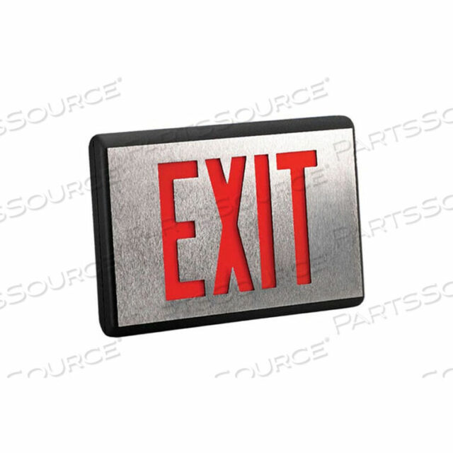 OEM#: DX1R-NDIE-CAST ALUMINUM EXIT SIGN - (AC-ONLY SINGLE FACE) by Thomas & Betts