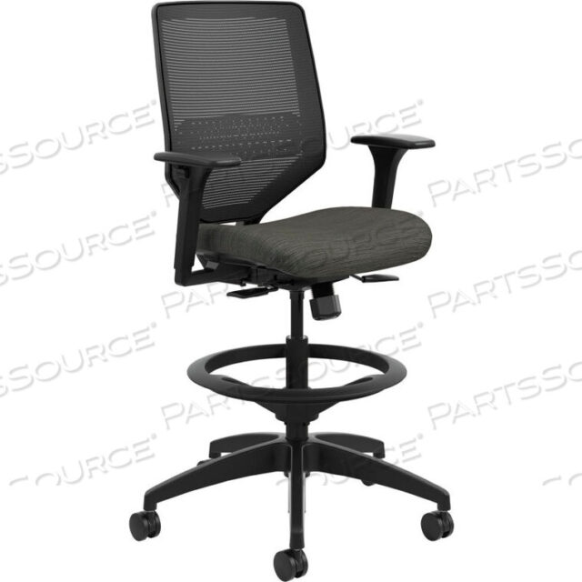 OEM#: HONSVSM1ALC10TMESH BACK TASK STOOL - GRAY - SOLVE SERIES by HON