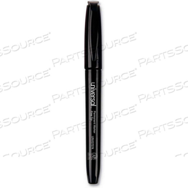 OEM#: UNV07074PEN-STYLE PERMANENT MARKER, FINE BULLET TIP, BLACK, 60/PACK by Universal Products