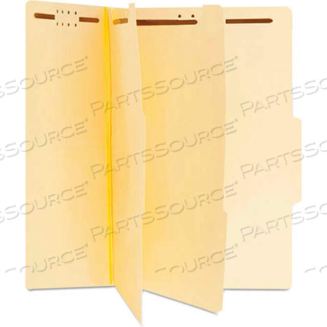 OEM#: UNV10300MANILA CLASSIFICATION FOLDERS, LETTER, SIX-SECTION, 15/BOX by Universal
