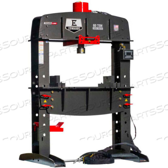 OEM#: HAT807060 TON SHOP PRESS WITH PLC AND PORTABLE POWER UNIT 3 PHASE, 230 VOLT by Edwards Signaling