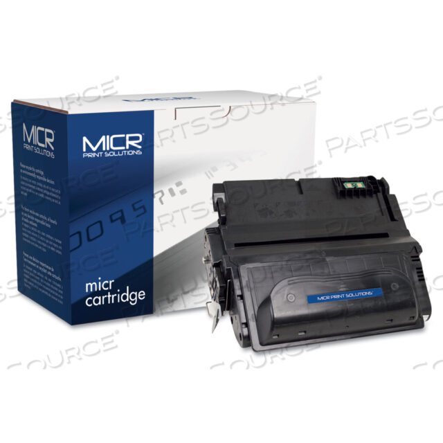OEM#: MCR38AMCOMPATIBLE Q1338A(M) (38AM) MICR TONER, 12,000 PAGE-YIELD, BLACK by MICR Print Solutions