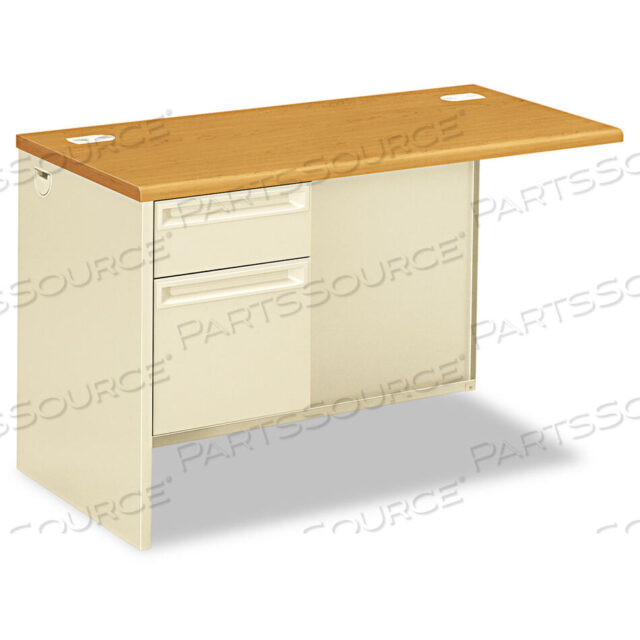 OEM#: H38216L.C.L38000 SERIES FLUSH RETURN, LEFT, 48W X 24D X 29.5H, HARVEST/PUTTY by HON