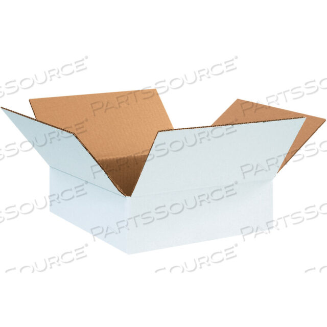 OEM#: 12124WCORRUGATED BOXES, 12 X 12 X 4, WHITE, 25/BUNDLE by BOX Partners (Box Acquisitions, LLC)
