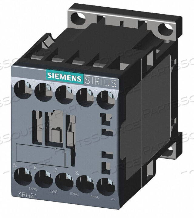 OEM#: 3RH21221AK60RELAY, CONTACTOR, 1A, 2-NO 2-NC, 120/110V AC 60/50HZ COIL by Siemens