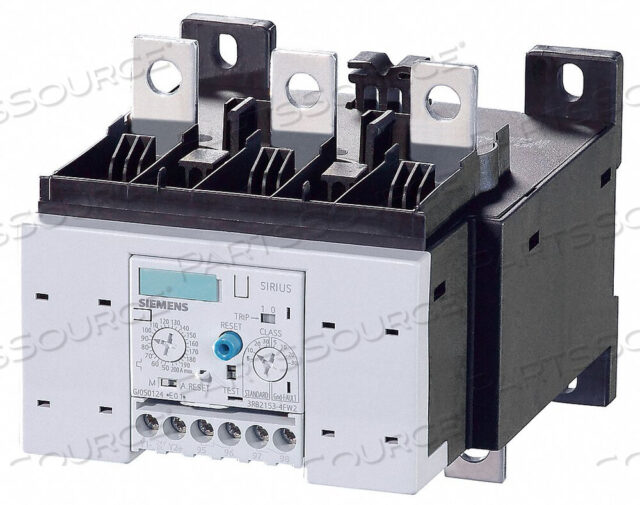 OEM#: 3RB21534FW2RELAY, SOLID STATE/SELECTABLE TRIP CLASS, 3 POLE, 1NO 1NC, 200 FLA by Siemens