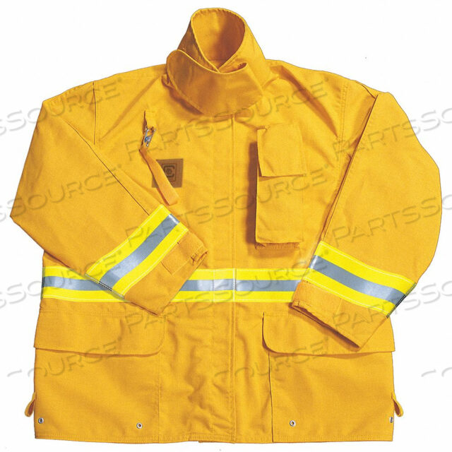 TURNOUT COAT YELLOW M COTTON