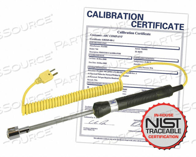 OEM#: R2920-NISTPROBE TYPE K SURFACE NIST CERT YEL by Reed Instruments