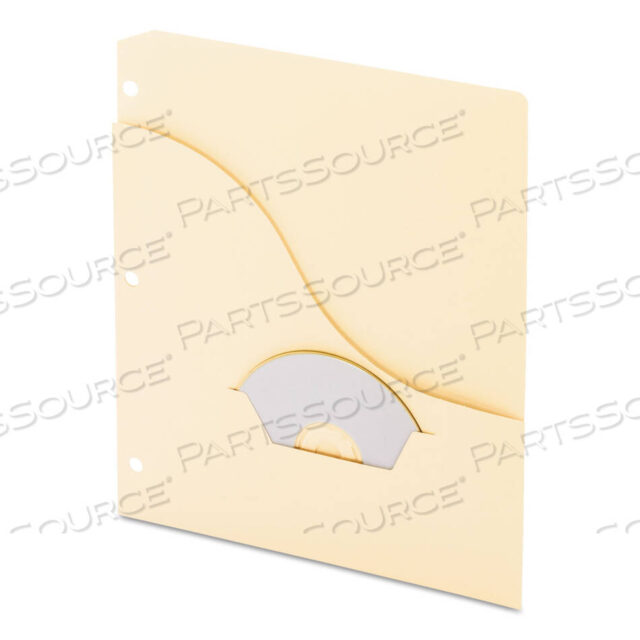 OEM#: 31870POCKET PROJECT FOLDERS, 3-HOLE PUNCHED, LETTER SIZE, MANILA, 15/PACK by Esselte Pendaflex Corp.