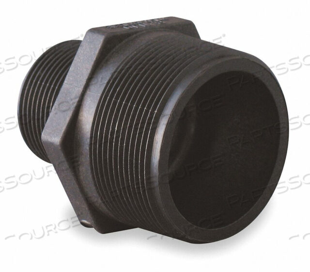 OEM#: RN150-100REDUCING NIPPLE 1 1/2 X 1 IN POLY BLK by Banjo