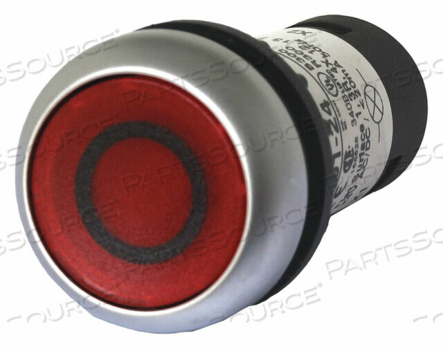 ILLUMINATED PUSH BUTTON 22MM RED