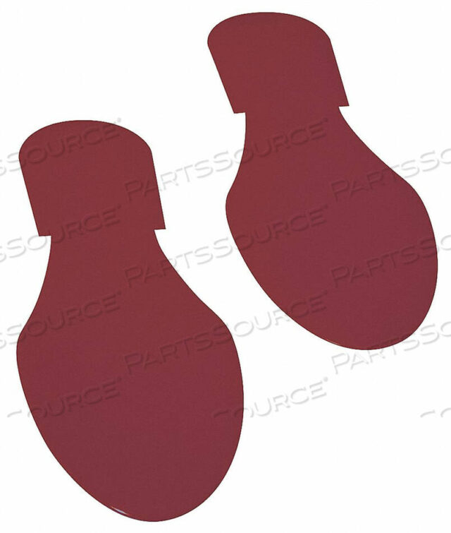OEM#: BRNFTPRTIND FLOOR TAPE MARKERS FOOT BROWN PK50 by Mighty Line