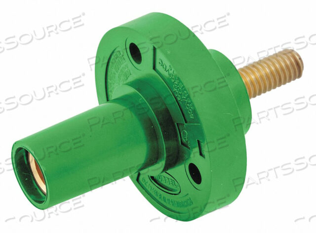 OEM#: HBL15FRSGNRECEPTACLE STUD GRN FEMALE TAPER by Hubbell Power Systems