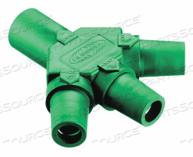 OEM#: HBLM3FGNTRIPLE CONNECTR GRN SER 16 600VAC/250VDC by Hubbell Power Systems