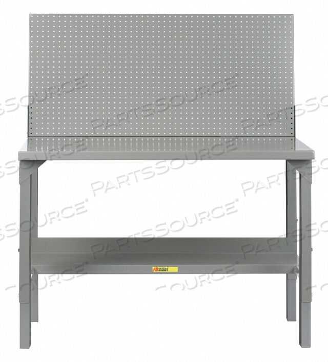 OEM#: WA-2848-PB48W X 28D WELDED WORKBENCH, BACKSTOP, PEGBOARD PANEL, ADJUSTABLE HEIGHT by Little Giant