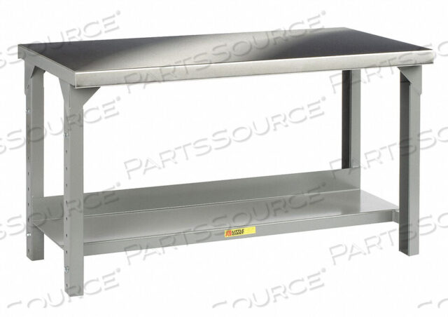 OEM#: WSS2-3072-AH72W X 30D STAINLESS STEEL SQUARE EDGE WORKBENCH, ADJUSTABLE HEIGHT by Little Giant