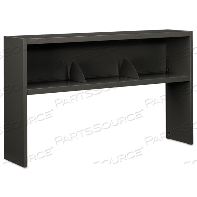 OEM#: H386560N.S38000 SERIES STACK ON OPEN SHELF HUTCH, 60W X 13.5D X 34.75H, CHARCOAL by HON
