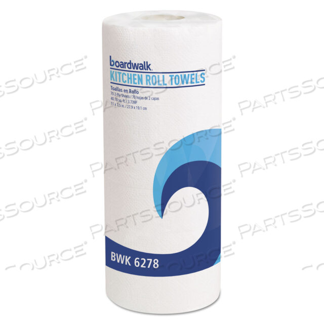 KITCHEN ROLL TOWEL 2-PLY 11 X 8 WHITE 70/ROLL 30 ROLLS/CARTON