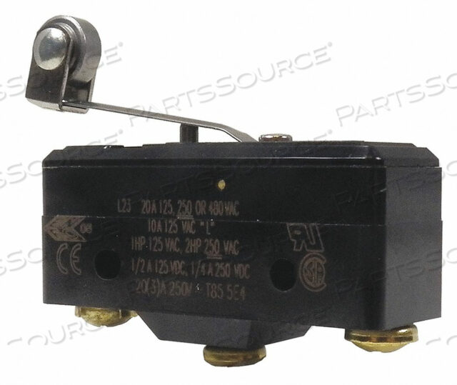 LG BASIC SWCH 20A SPDT LNG ROLLER LEVER
