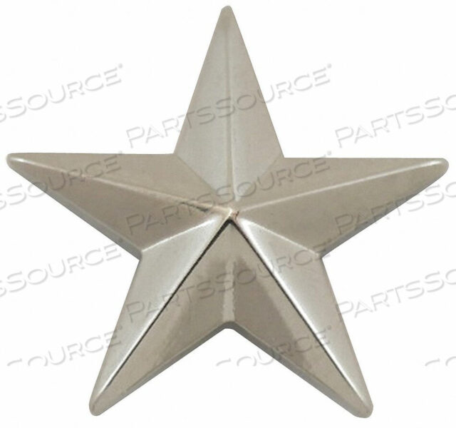 OEM#: 4490NMETAL RANK INSIGNIA ONE 5/8 STAR NCKL PR by Heros Pride