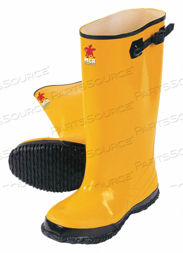 YELLOW RUBBER SLUSH BOOT 8