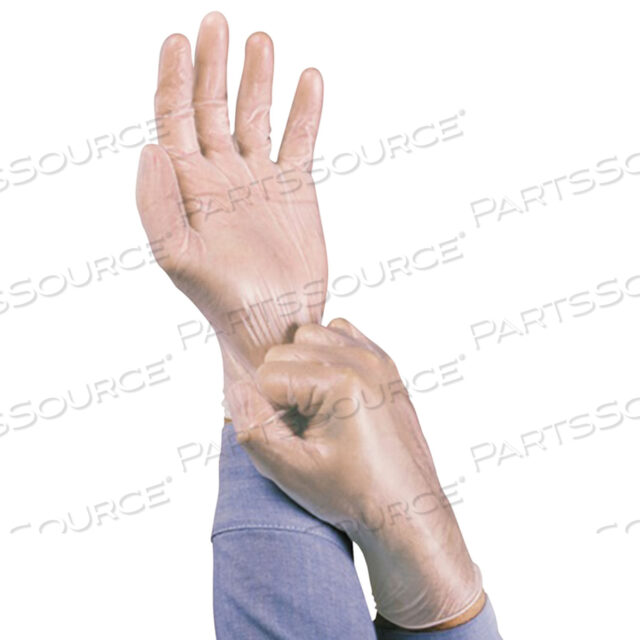 OEM#: 34725LDURA-TOUCH 5 MIL PVC DISPOSABLE GLOVES, LARGE, CLEAR, 100/BOX by Ansell Healthcare