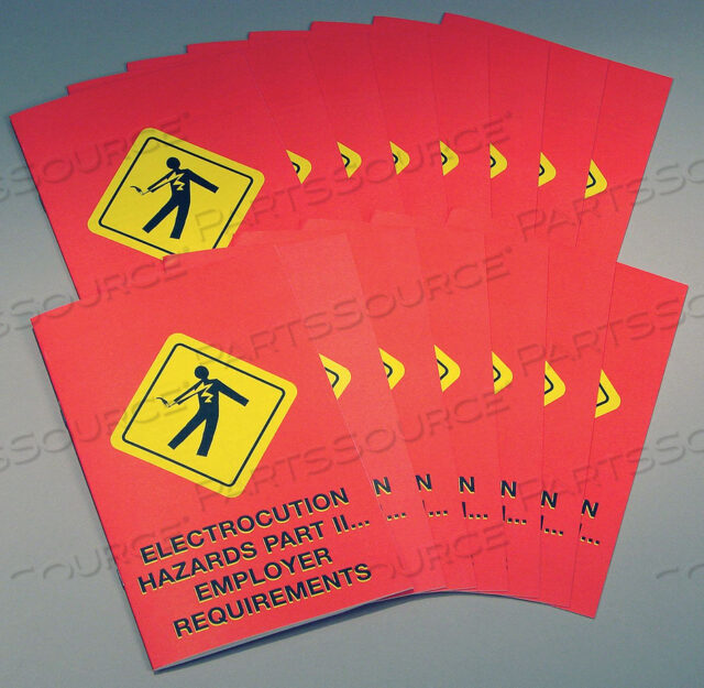 BOOK/BOOKLET ENG ELECTRICAL SAFETY PK15