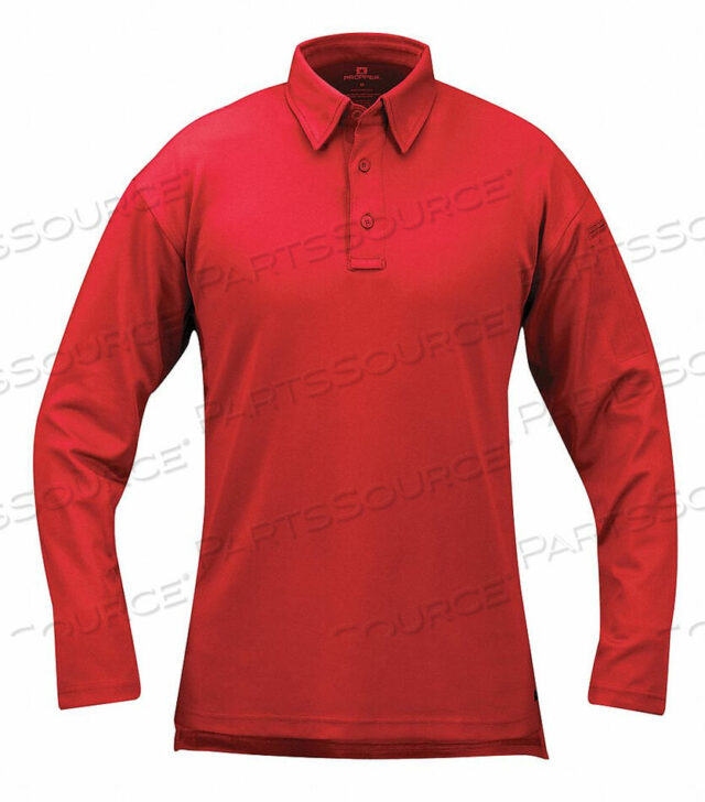 OEM#: F5315726004XLTACTICAL POLO 4XL LONG SLEEVE RED by Propper