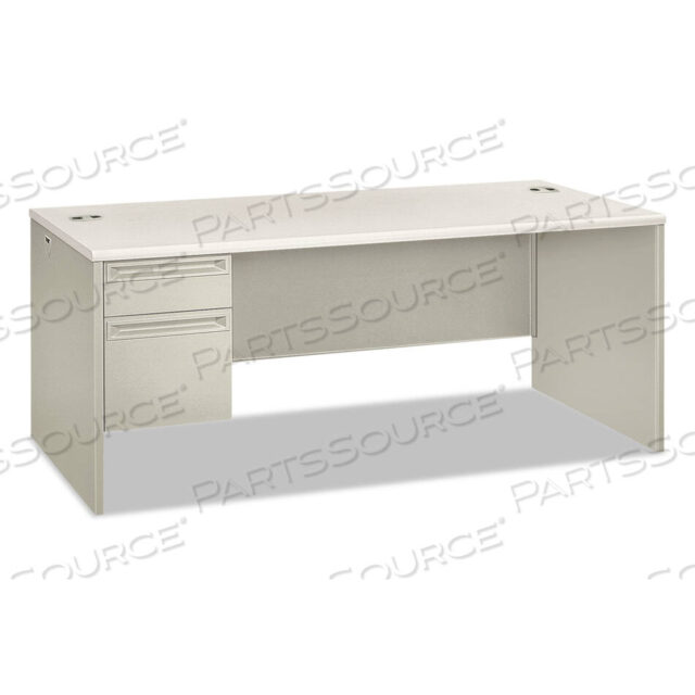 OEM#: H38294L.B9.Q38000 SERIES LEFT PEDESTAL DESK, 72 X 36 X 30, LIGHT GRAY/SILVER by HON