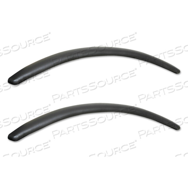 NERATOLI SERIES REPLACEMENT ARM PADS FOR ALERA NERATOLI SERIES CHAIRS, FAUX LEATHER, 1.77 X 15.15 X 0.59, BLACK, 2/SET