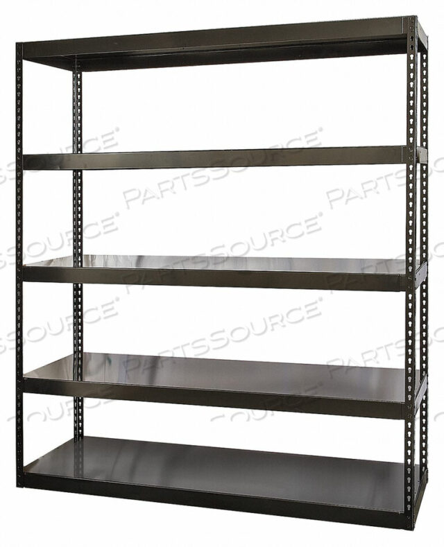 OEM#: HCR722484-5MEBOLTLESS SHELVING STARTER 84 H BLACK by Hallowell