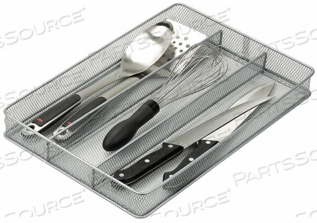 OEM#: KCH-02157CUTLERY TRAY 3 COMPARTMENTS SILVER by Honey-Can-Do