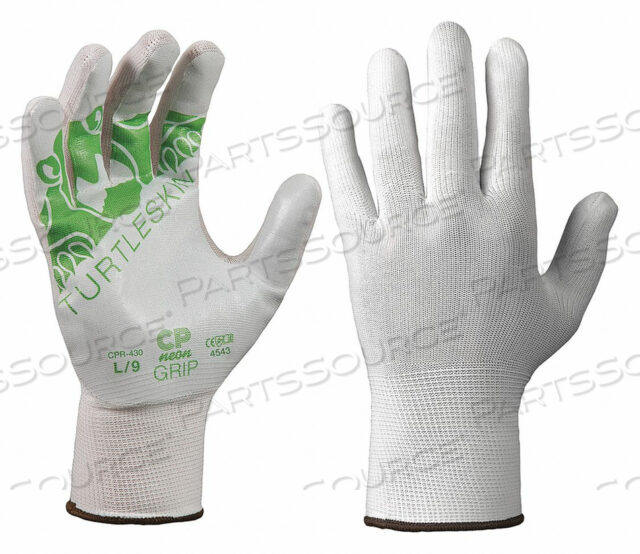 CUT RESISTANT GLOVES WHT PU M PR