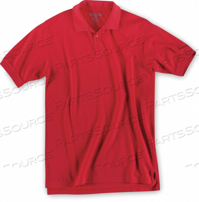 SHORT SLEEVE UTILITY POLO 4XL RANGE RED